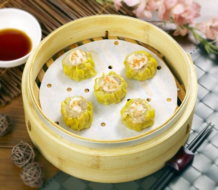 芹香鮮魚蒸餃一籠