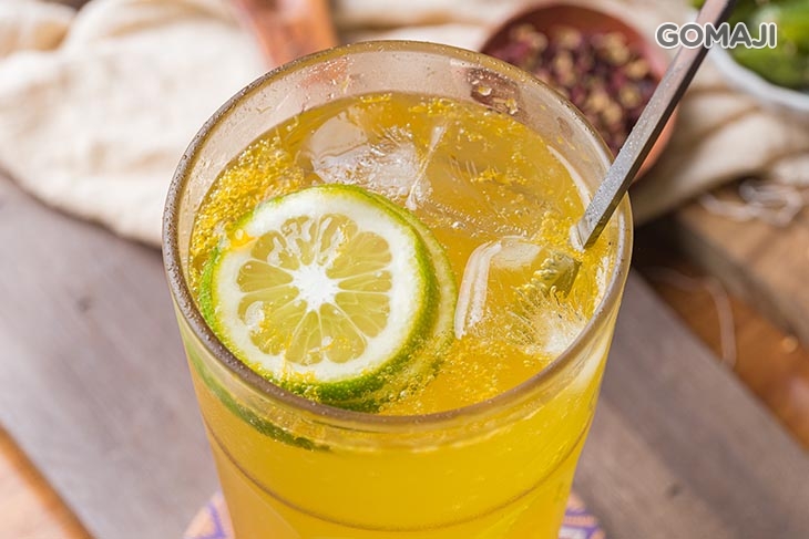 柳橙蜂蜜氣泡飲