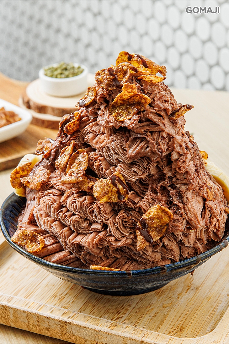 巧克力香蕉脆片綿綿冰