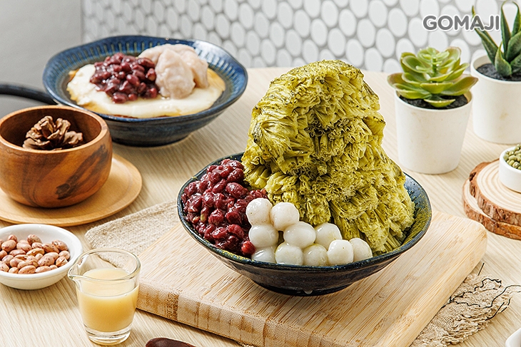 特濃抹茶紅豆白玉綿綿冰