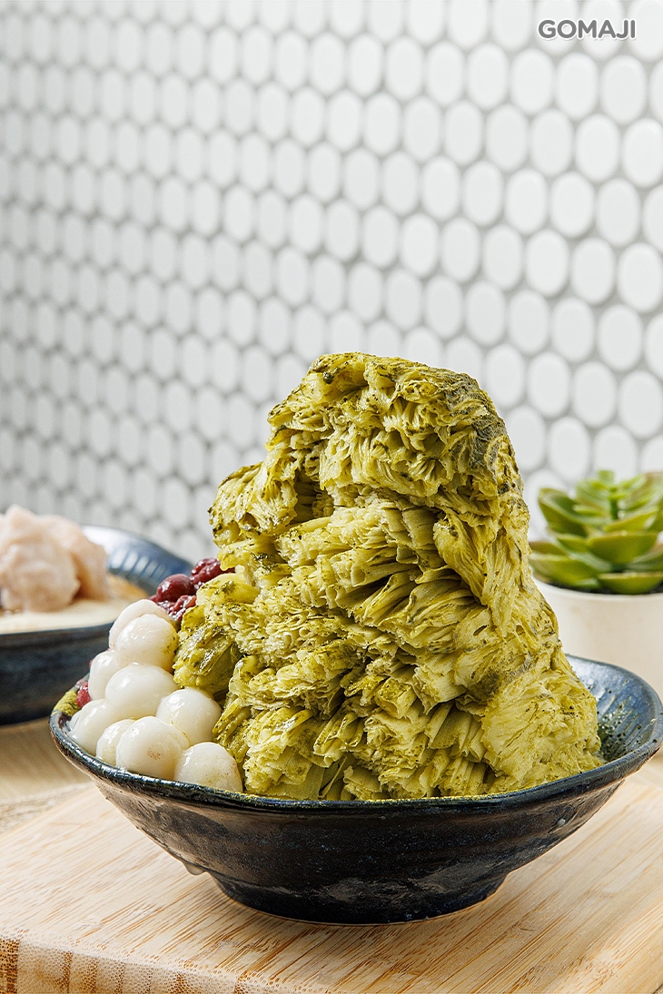 特濃抹茶紅豆白玉綿綿冰