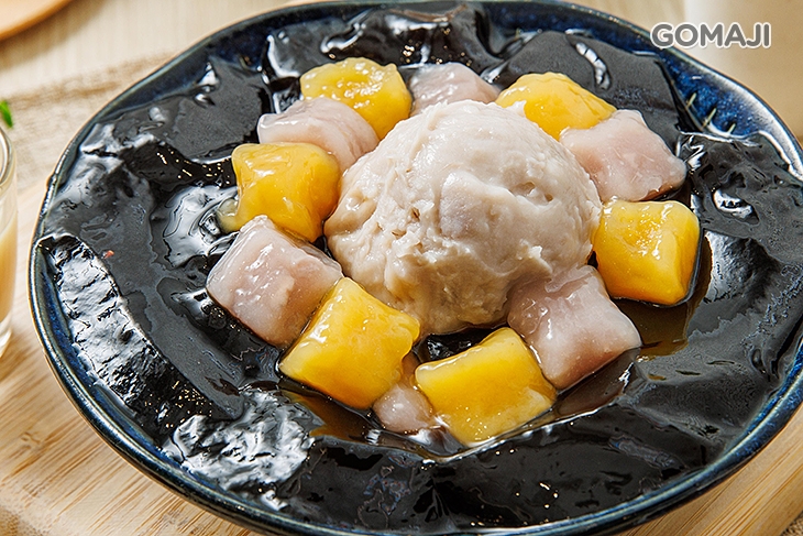 芋泥球雙圓嫩仙草