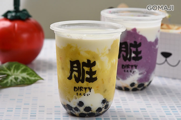 紫薯於泥珍珠牛奶/黃金薯珍珠牛奶