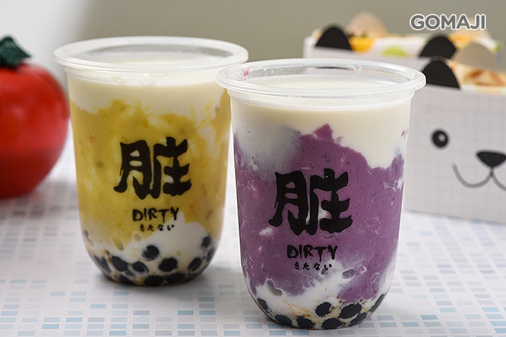 紫薯於泥珍珠牛奶/黃金薯珍珠牛奶