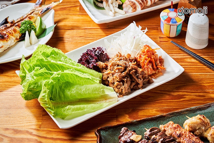  燒肉生菜捲