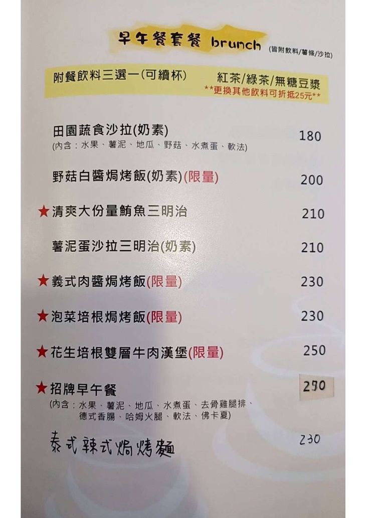 MI FEI Cafe' shop(糜啡咖啡小館) MENU