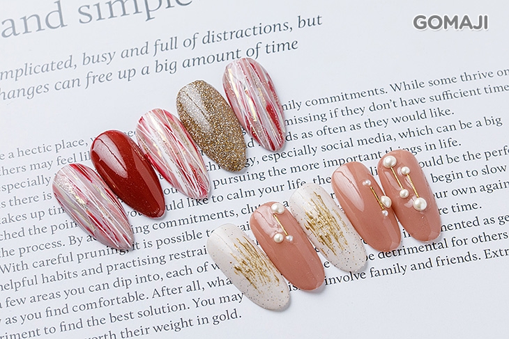 手部造型款凝膠美甲