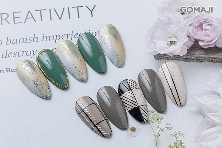 手部造型款凝膠美甲