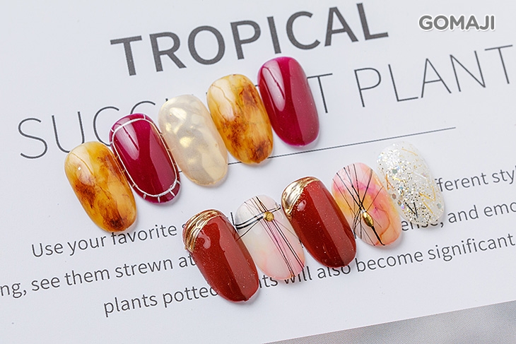 手部造型款凝膠美甲