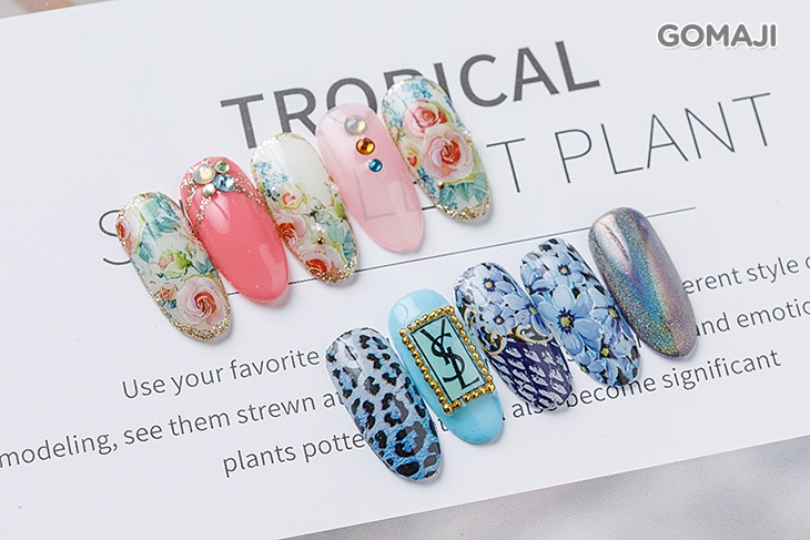 手部造型款凝膠美甲