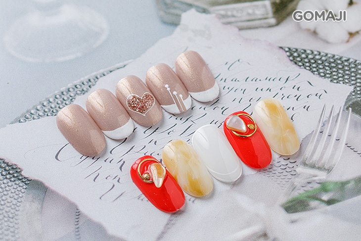 手部造型款凝膠美甲