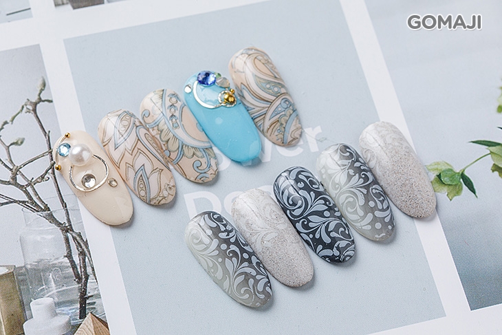 手部造型款凝膠美甲