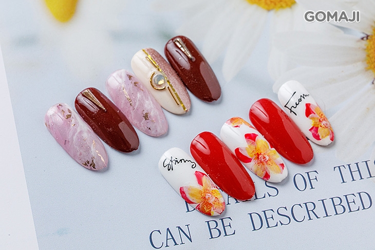 手部造型款凝膠美甲