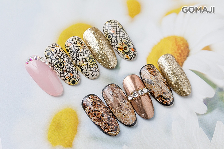 手部造型款凝膠美甲