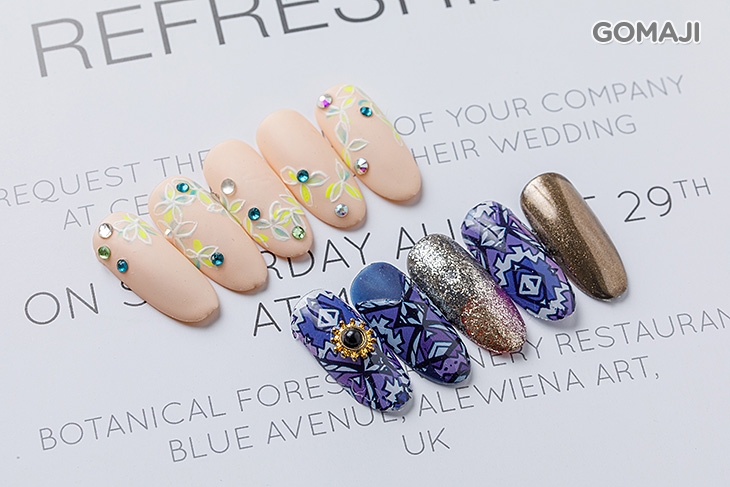 手部造型款凝膠美甲