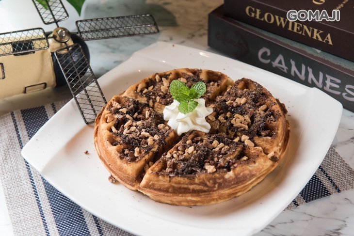 榛果巧克力盆栽鬆餅