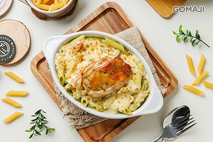 青醬雞肉筆管麵