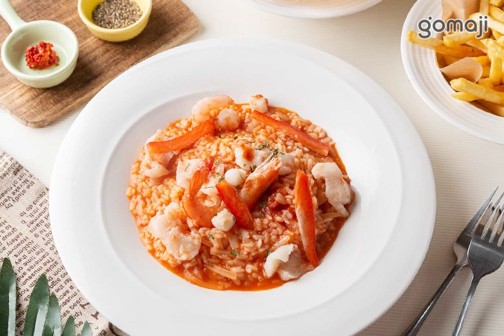 番茄綜合海鮮燉飯