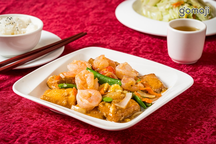 黃金蝦豆腐