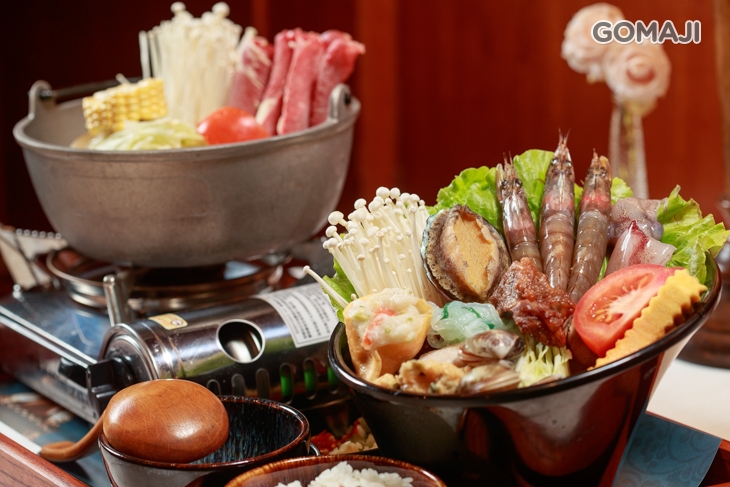 鮑魚海陸鍋(海鮮+牛肉)