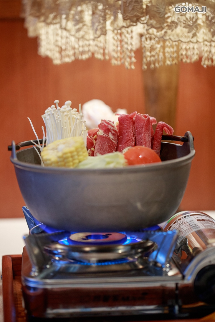 鮑魚海陸鍋(海鮮+牛肉)