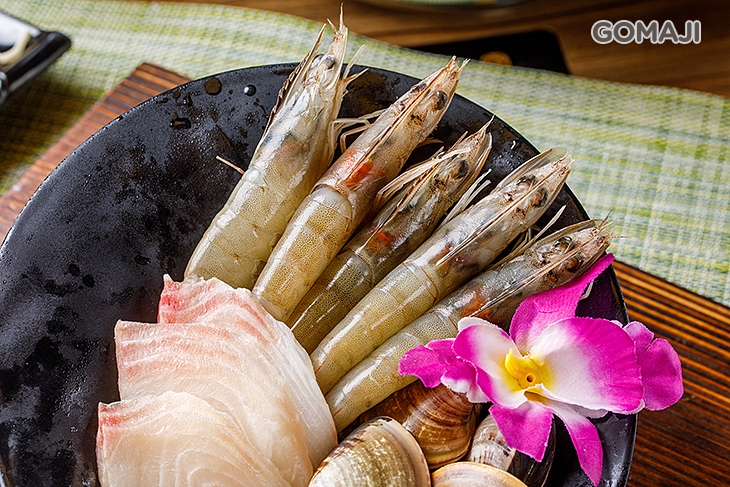 特選海三鮮:蛤蠣/白蝦/魚片
