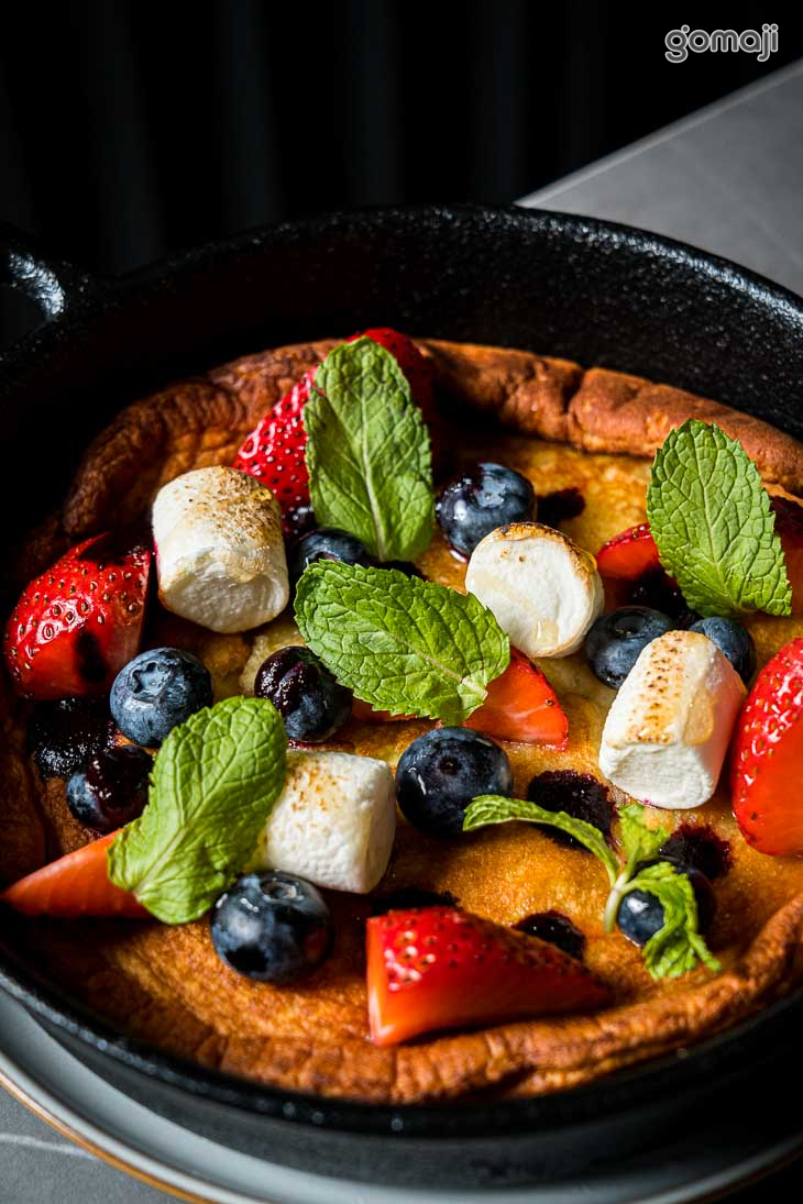 莓果棉花糖鬆餅