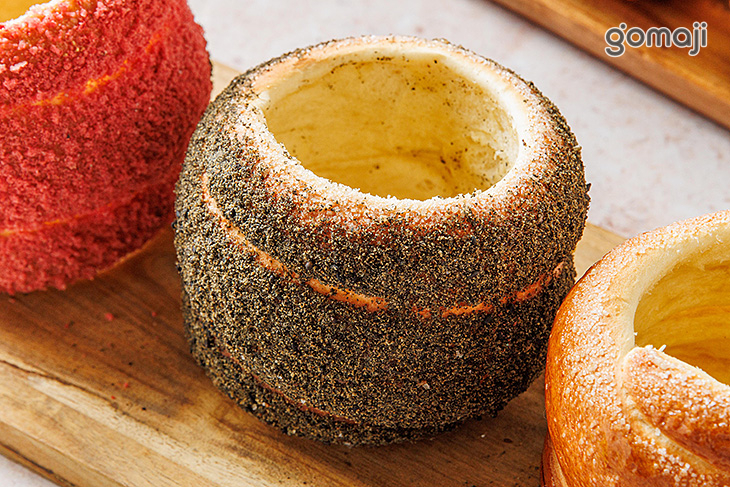 焦糖+芝麻+草莓