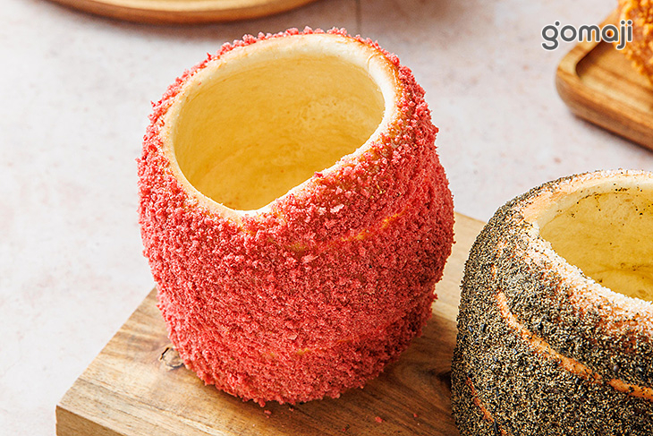 焦糖+芝麻+草莓