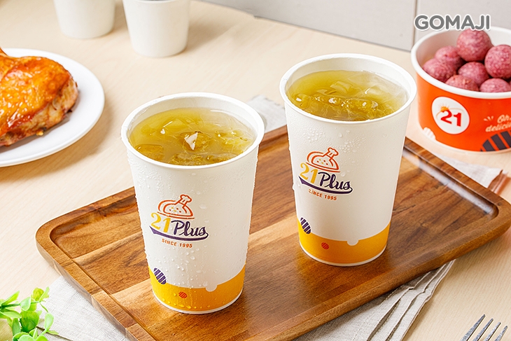 蜂蜜綠茶(M)二杯