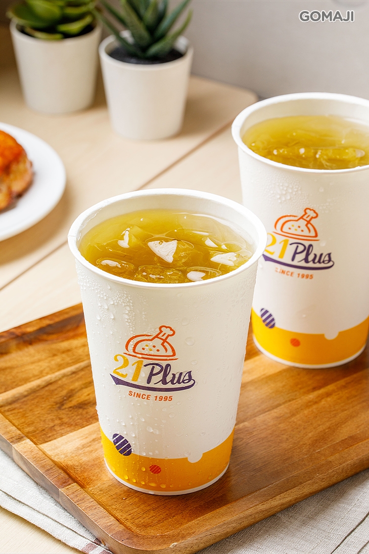 蜂蜜綠茶(M)二杯