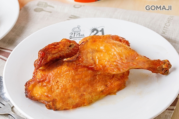 香草烤半雞一份