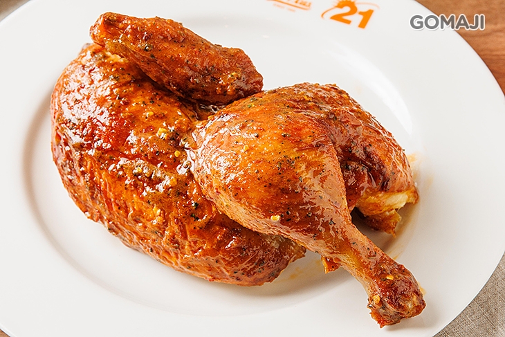 青花椒麻烤半雞