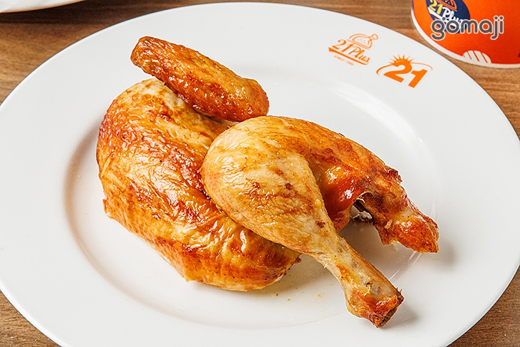 香草烤半雞一份