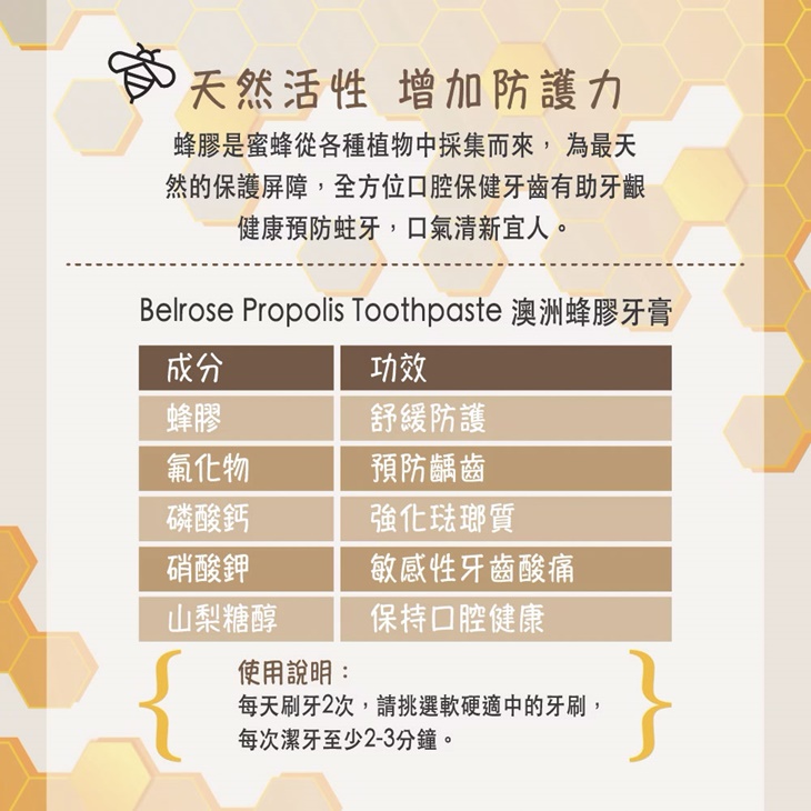澳洲蜂膠牙膏