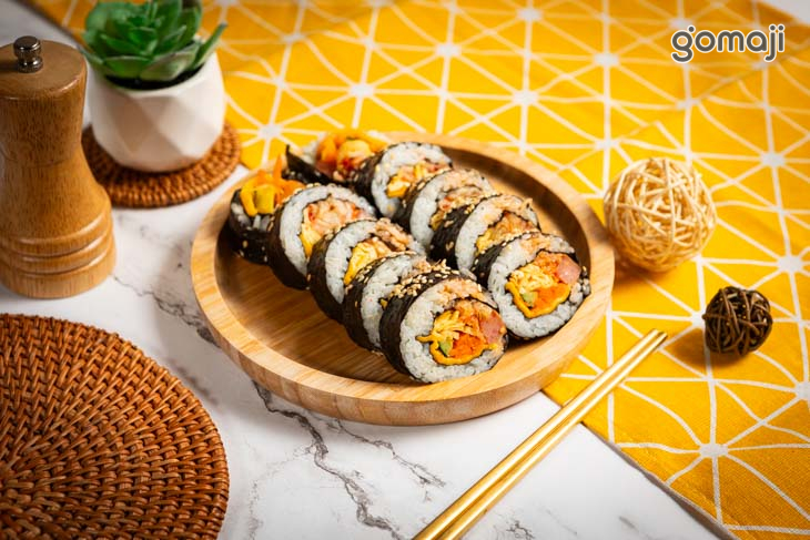 泡菜起司火腿飯捲