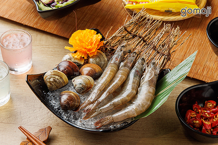 海鮮雙拼(白蝦+蛤蜊)