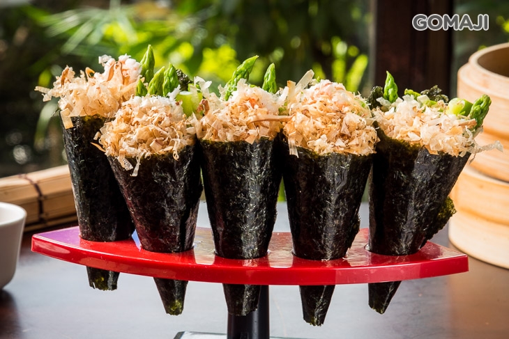 鮮蝦蘆筍手捲五份