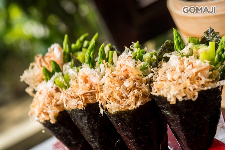 鮮蝦蘆筍手捲五份