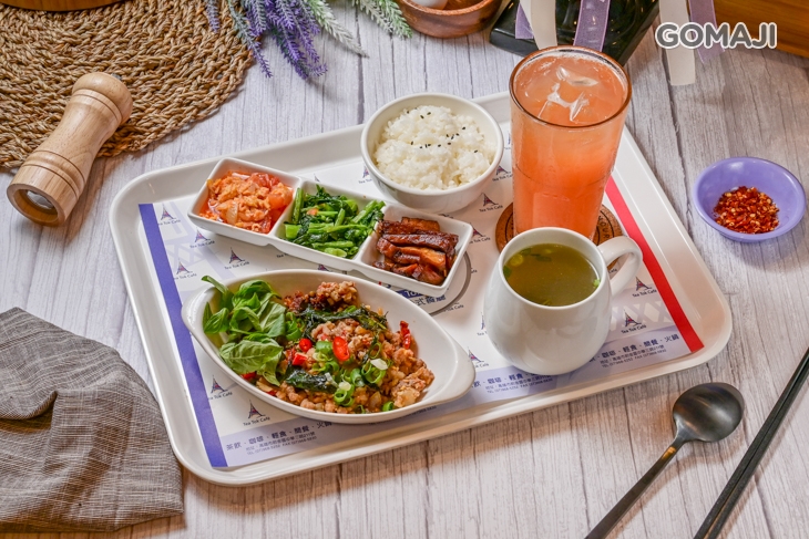 泰式打拋豬肉飯套餐