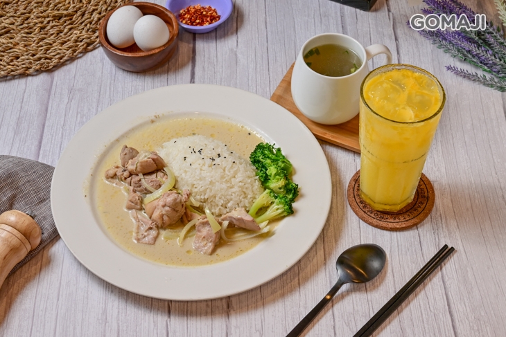 綠咖哩雞肉飯套餐
