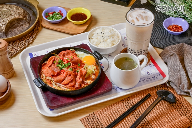 鐵板梅花豬肉飯