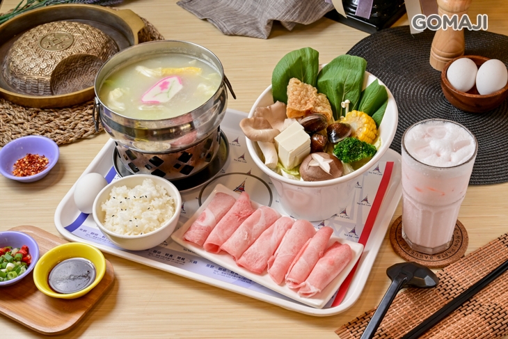 香濃白醬梅花豬肉鍋