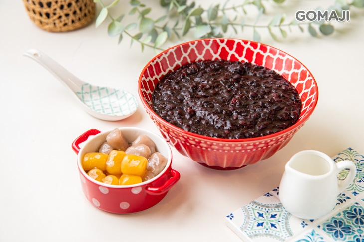 紅豆紫米粥+芋圓