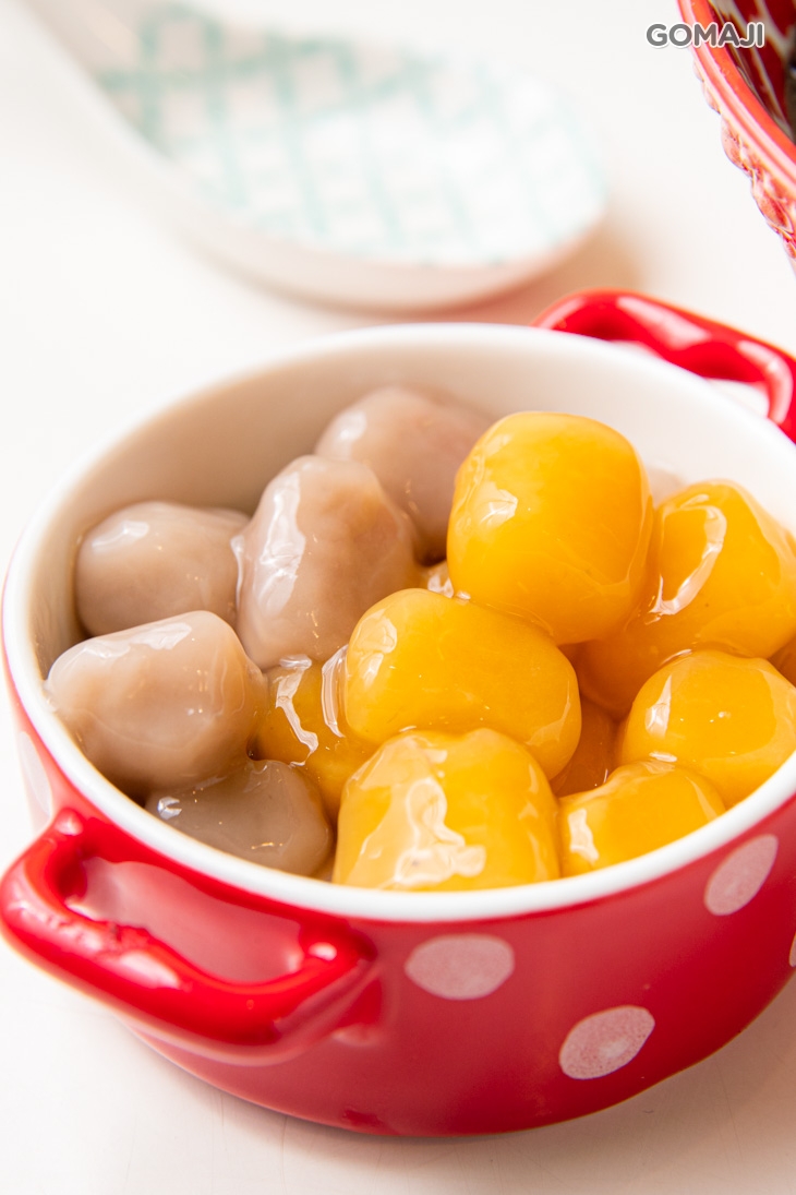 紅豆紫米粥+芋圓