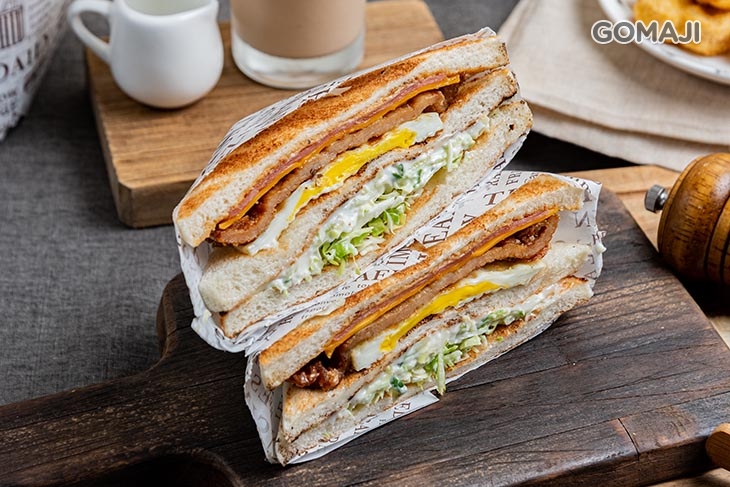 總匯碳烤三明治