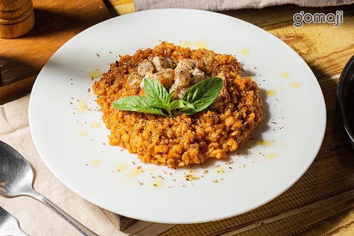 義式生蝦佐濃蝦味燉飯