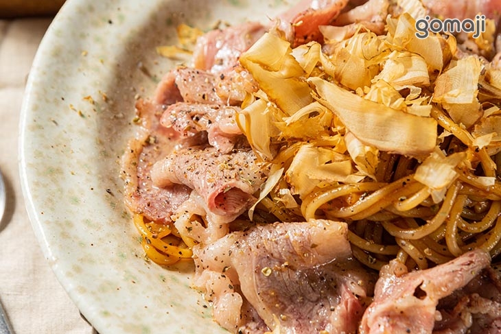 日式柴魚牛肉BBQ義大利麵