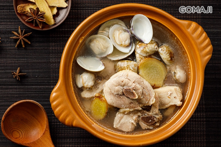 蛤蜊雞湯