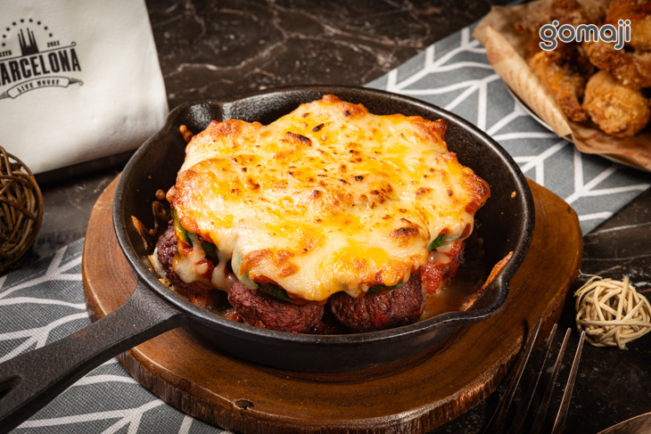 炙燒起司番茄牛肉丸